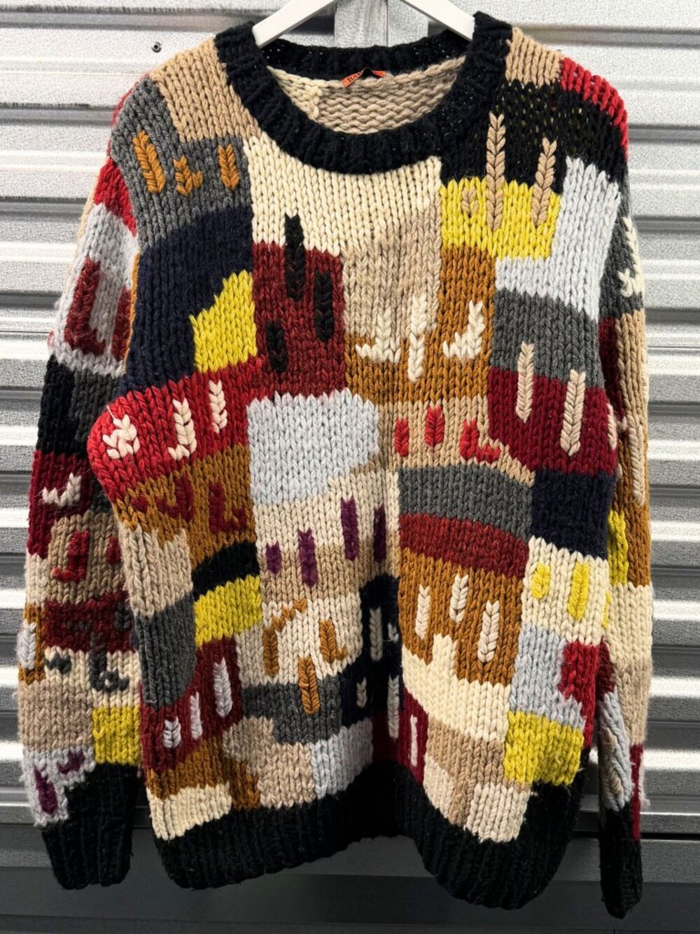 BARENA VENEZIA MULTICOLOR CHUNKY WOOL SWEATER